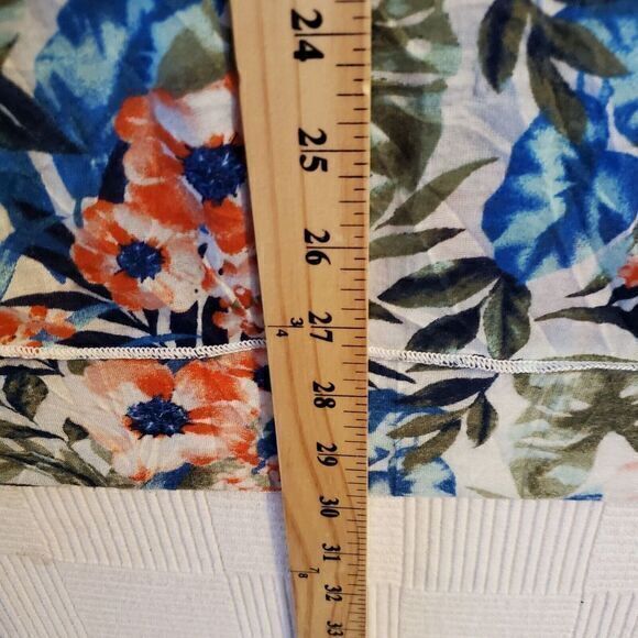 French Laundry Top Plus Womens 3X Tropical floral sleeveless Lightweight Beachy - Picture 8 of 11
